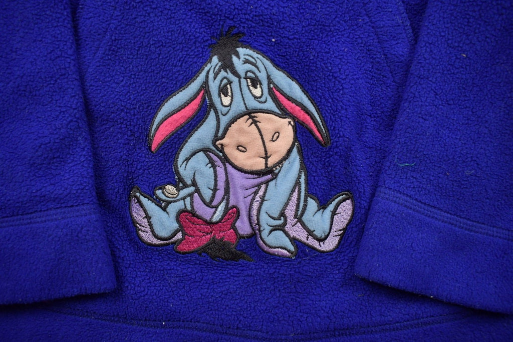 Vintage 1990s Eeyore Disney Fleece Sweater