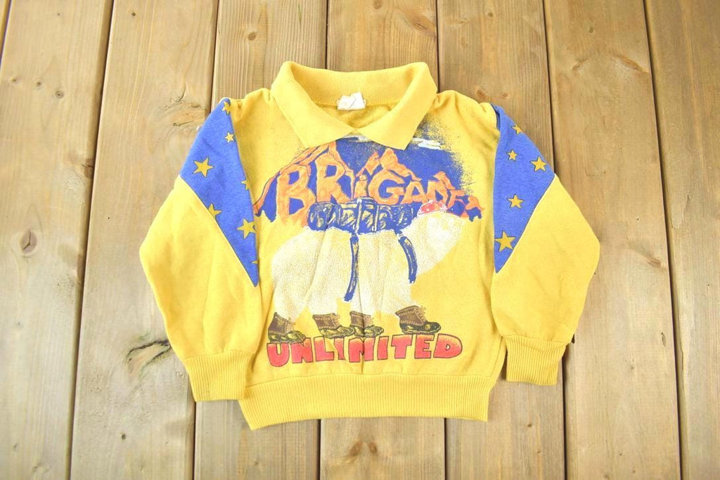 Vintage 1990s Kids Brigade Unlimited Graphic Crewneck Sweatshirt