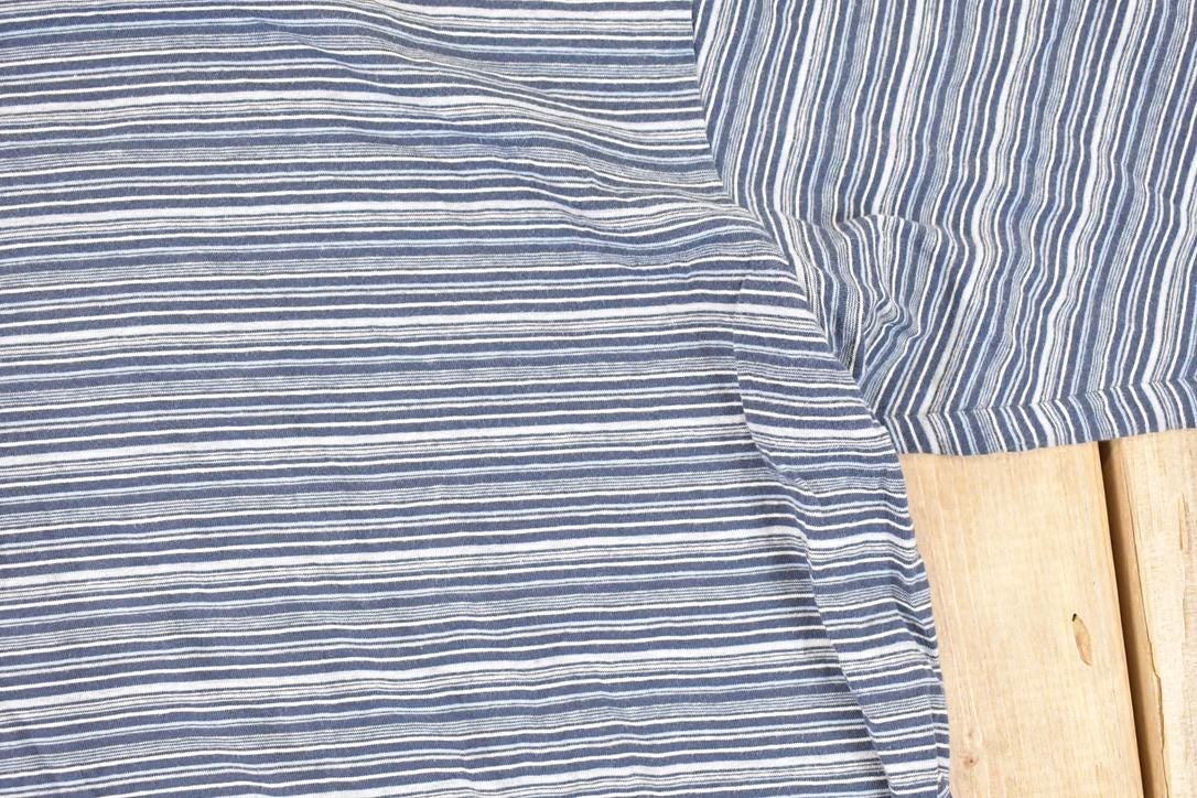 Vintage 1990s Aeropostale Skateboarding Striped Grunge T-Shirt Men's L