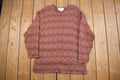Vintage 1980s Sara Valentino 3D Knitted Crewneck Sweater
