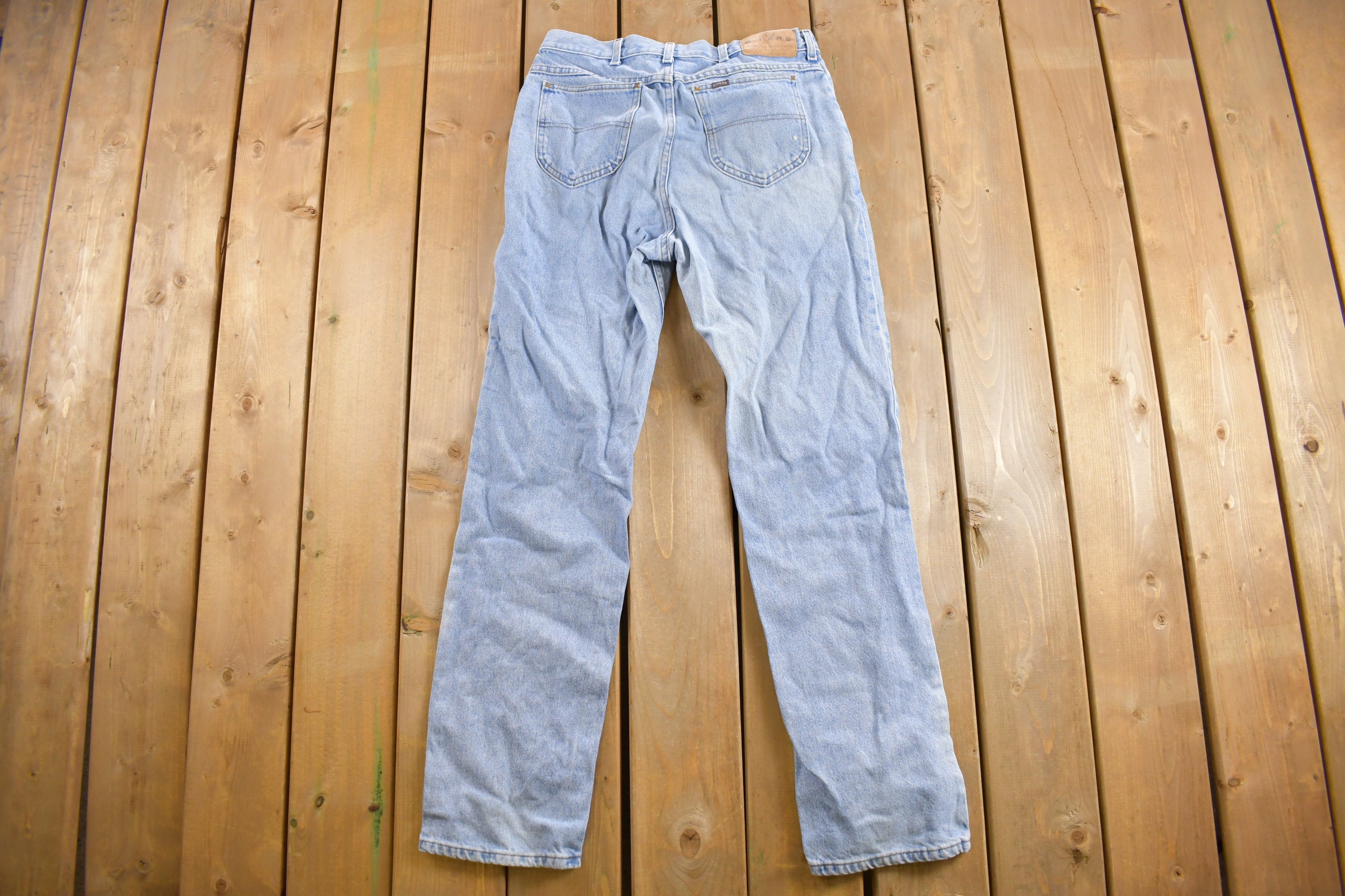 Vintage 1990s Riders Light Wash Relaxed Fit Jeans Size 32 x 32.5