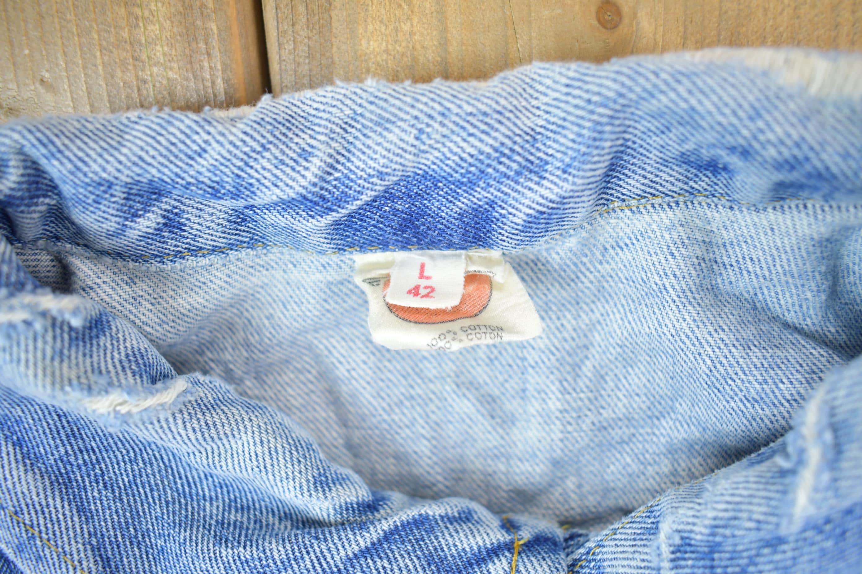 Vintage 1990s Light Wash Jean Jacket Size