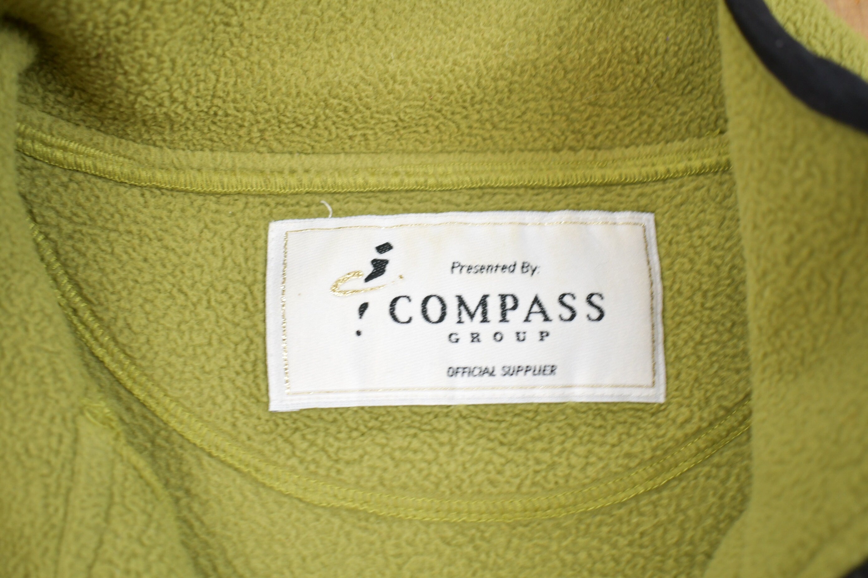 Vintage 1990s Compass Full Zip Fleece Sweater