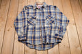 Vintage 1990s Sears Plaid Button Up Shirt