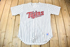 Vintage 1990s Minnesota Twins MLB Baseball Jersey / Made In USA / Vintage Jersey / MLB Baseball / 90s Streetwear / Sportswear / Rawlings
