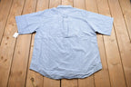Vintage 1990s Embroidered Green Bay Packers NFL Denim Button Up T-Shirt