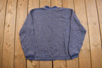Vintage 1990s Creslan And Rayon Knitted Crewneck Sweater