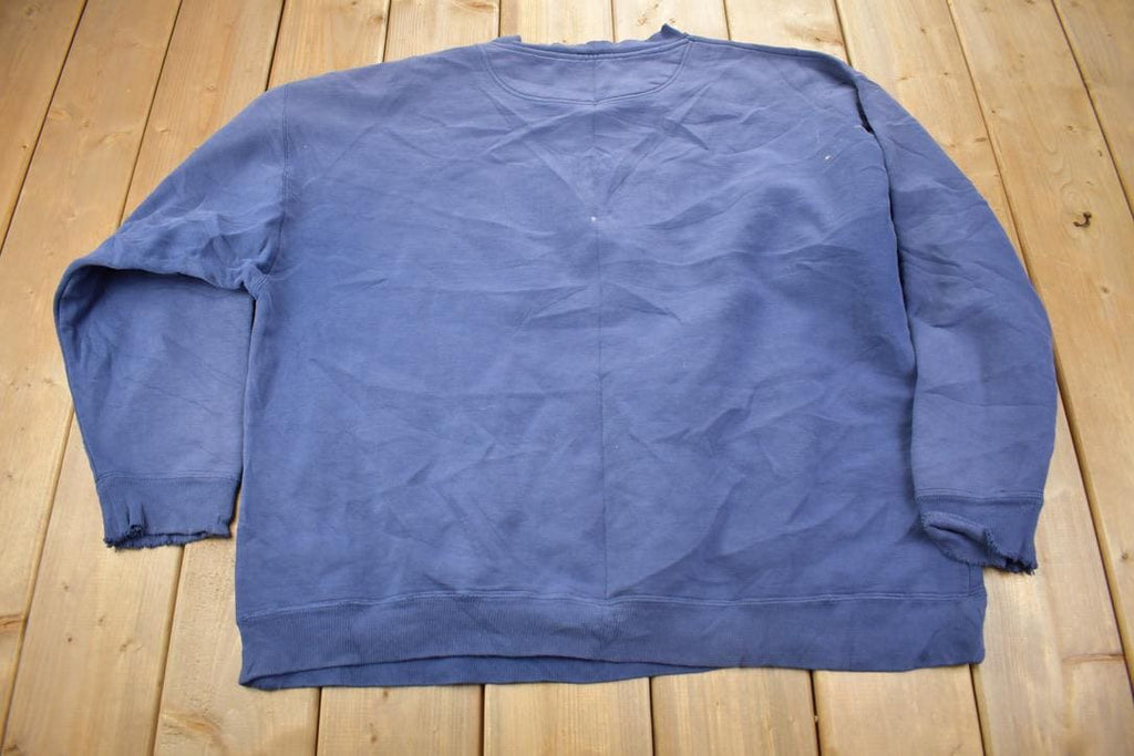 Vintage 1990s University of North Carolina Tar Heels Collegiate Crewneck  Majestic  NCAA Sweatshirt  Sportswear  Americana