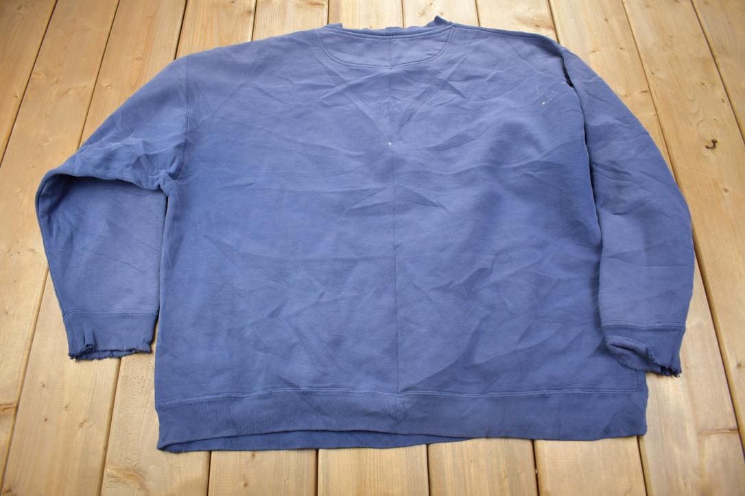 Vintage 1990s University of North Carolina Tar Heels Collegiate Crewneck  Majestic  NCAA Sweatshirt  Sportswear  Americana