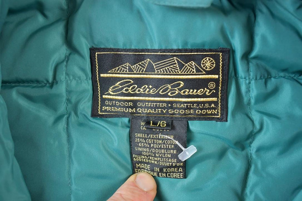 Vintage 1990s Eddie Bauer Long Puffer Jacket