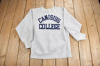 Vintage 1990s Canisius College Champion Reverse Weave Crewneck