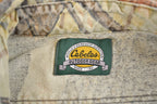 Vintage 1990s Cabelas Skyline Camo Camouflage Button Up Shirt