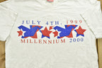 Vintage 1999-2000 July 4th Millennium T-Shirt