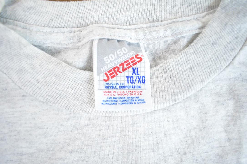 Vintage 1996 Lincoln Banking Single Stitch Graphic T-Shirt Made In USA