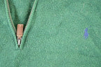 Vintage 1990s Polo Ralph Lauren Knit Crewneck Zip Up Sweater Mens L
