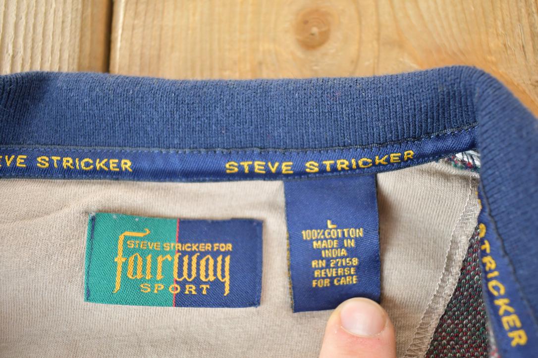 Vintage 1990s Fairway Sport Souvenir Quarter Button Sweatshirt Made In USA