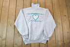 Vintage 1990s Cute Heart Theme V Neck Sweater