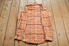 Vintage 1990s Wrangler Western Button Up Rodeo Plaid Shirt