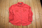 Vintage 1990s Lauren Ralph Lauren Fishing Style Button Up Shirt - XL
