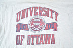 Vintage 1990s University Of Ottawa Collegiate T-Shirt Mens M