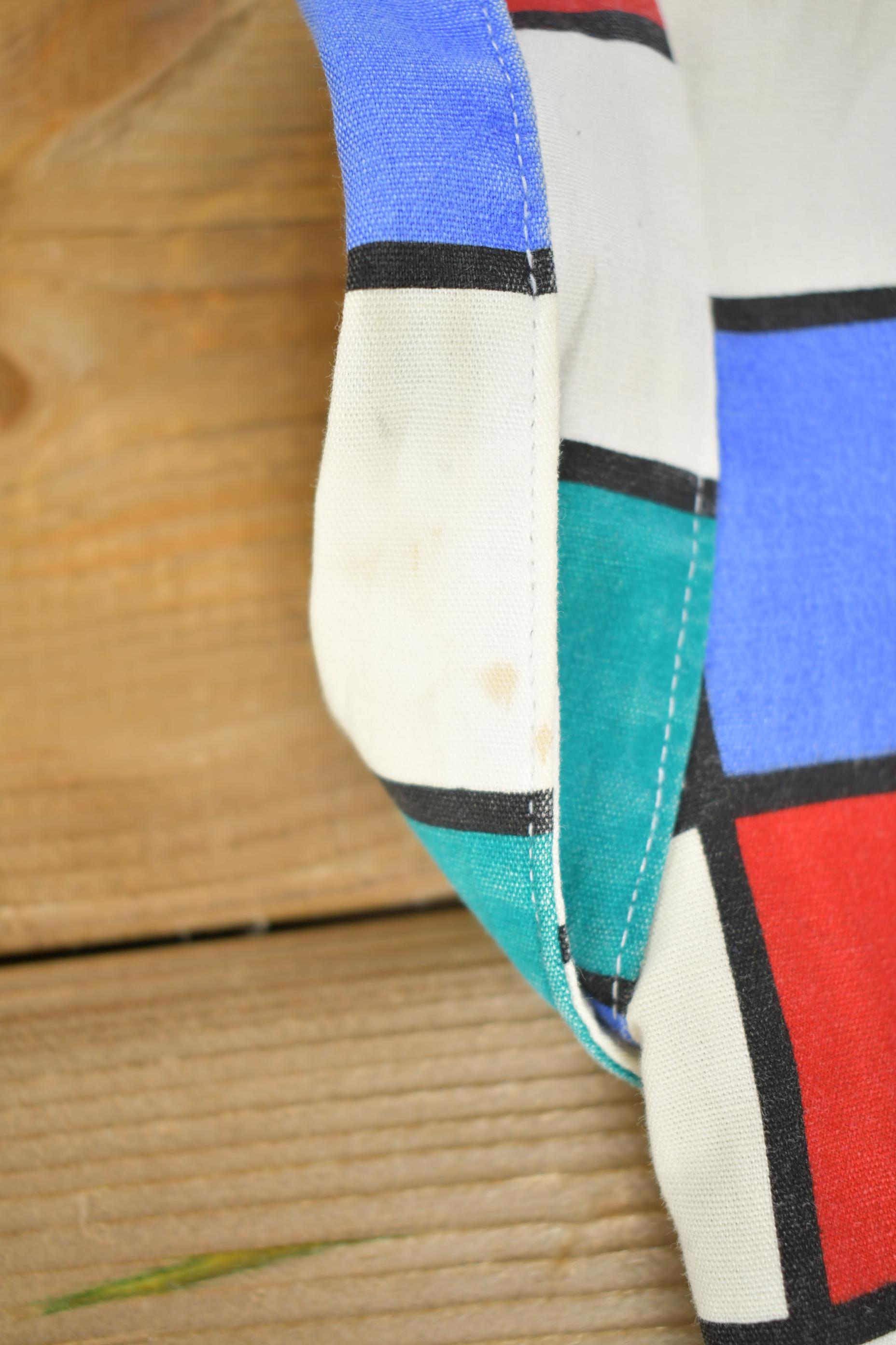 Vintage 1980s Willow Ridge Multi Colored Checkered Button Up Shirt