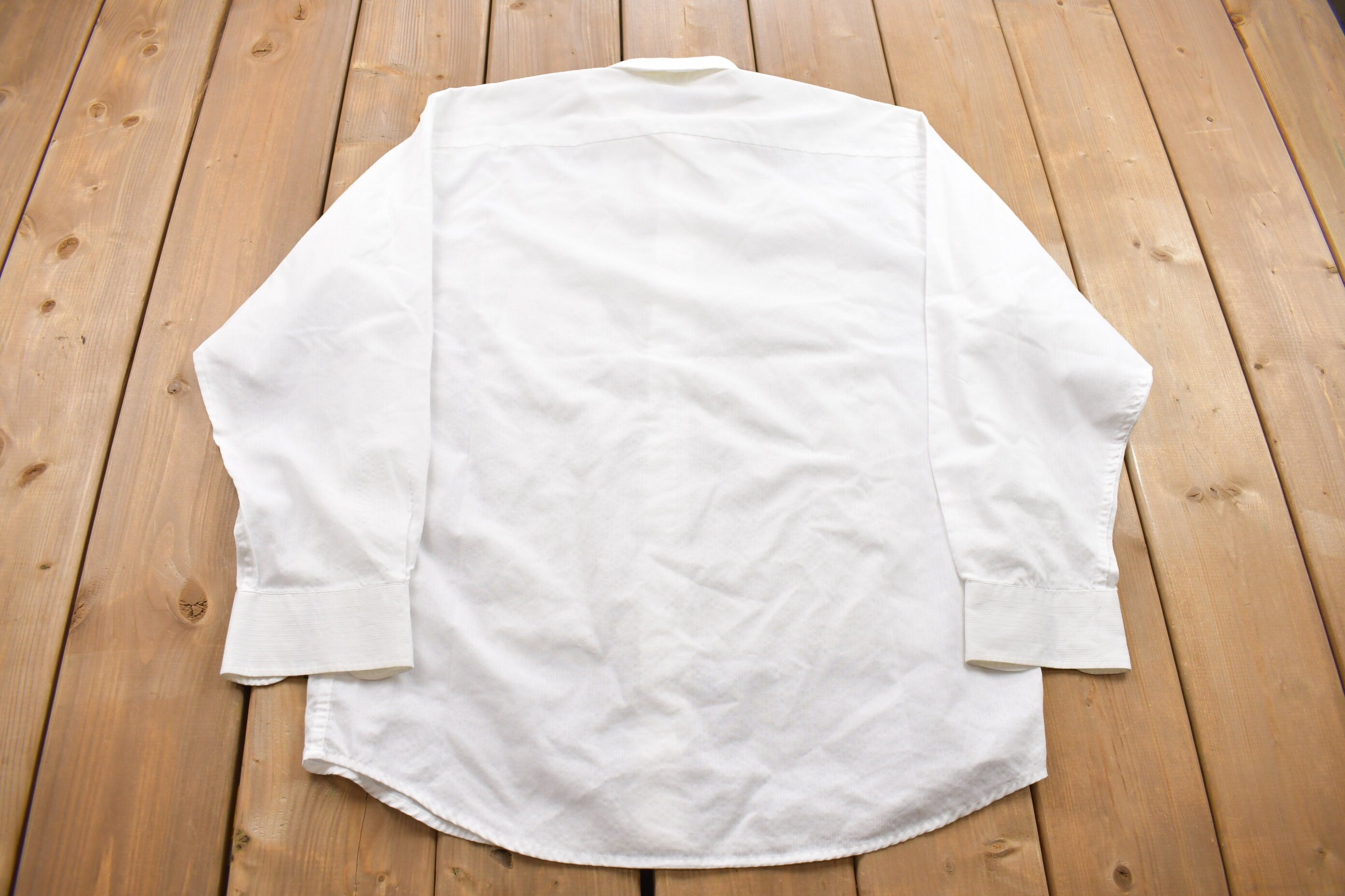 Vintage 1990s Arrow Button Up Dress Shirt
