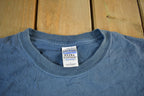 Vintage 1990s Boat Potato Fishing Graphic Fisherman T-Shirt Men's Large