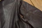 Vintage 1980s Leather Men's Flyer's Jacket Made In USA
