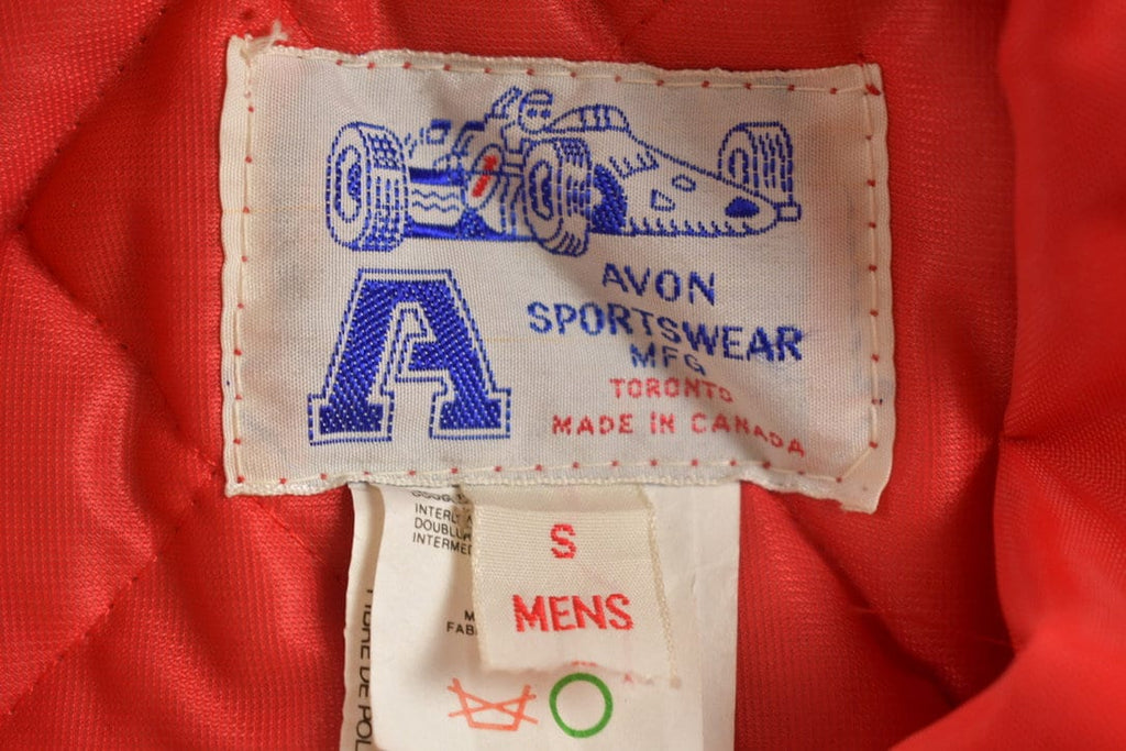 Deadstock Vintage 1980s Avon Sportswear Mack Trucks Quilt Lined Jacket