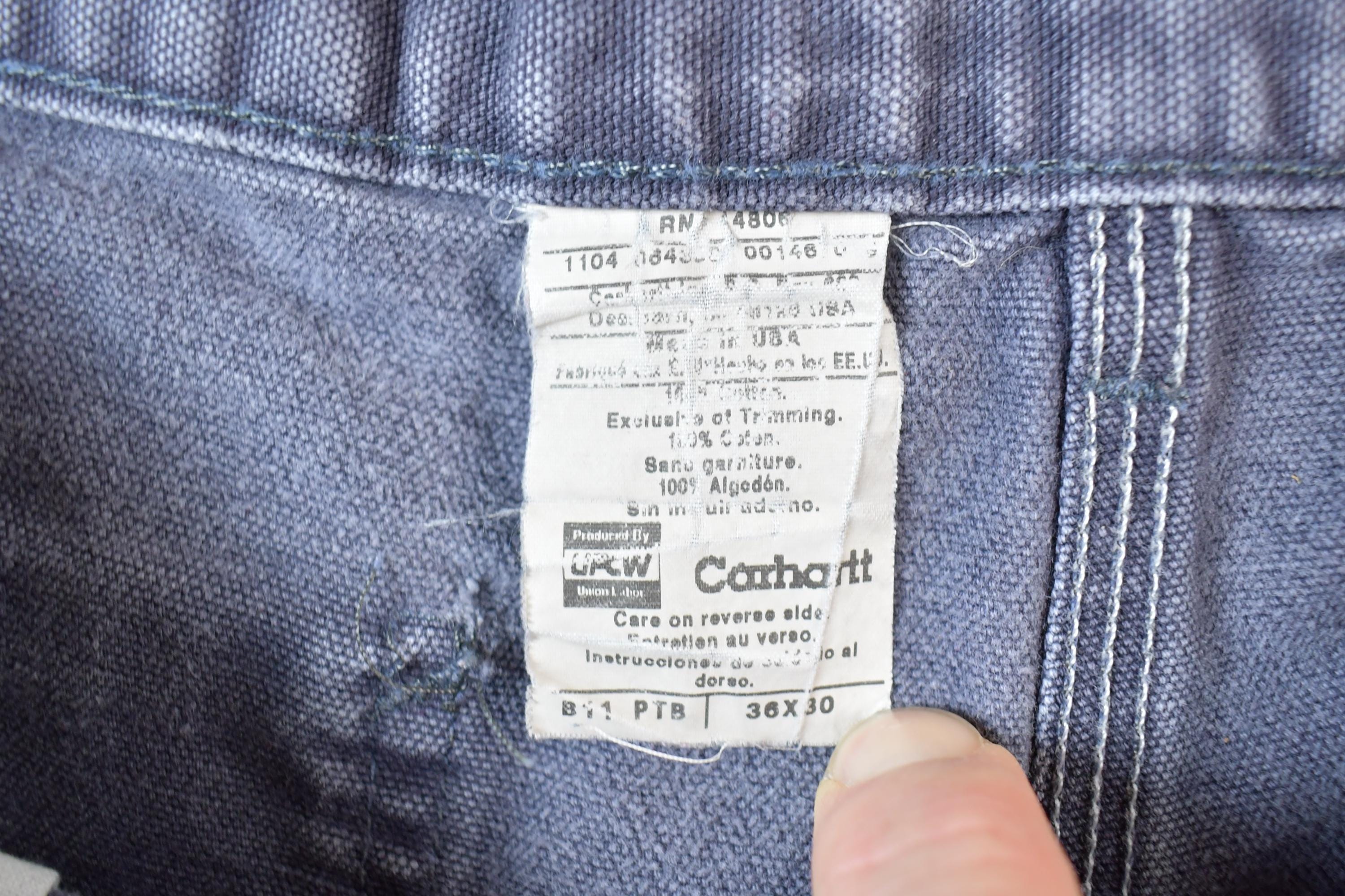 Vintage 1990s Carhartt Work Pants Size 36 x 30