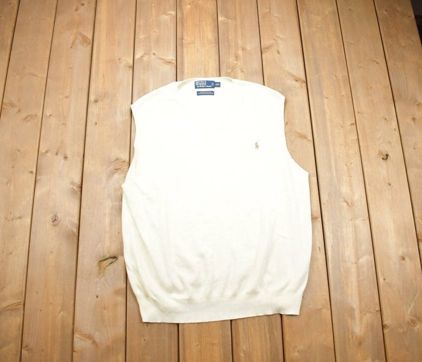 Vintage 1990s Polo Ralph Lauren Knit Sweater Vest