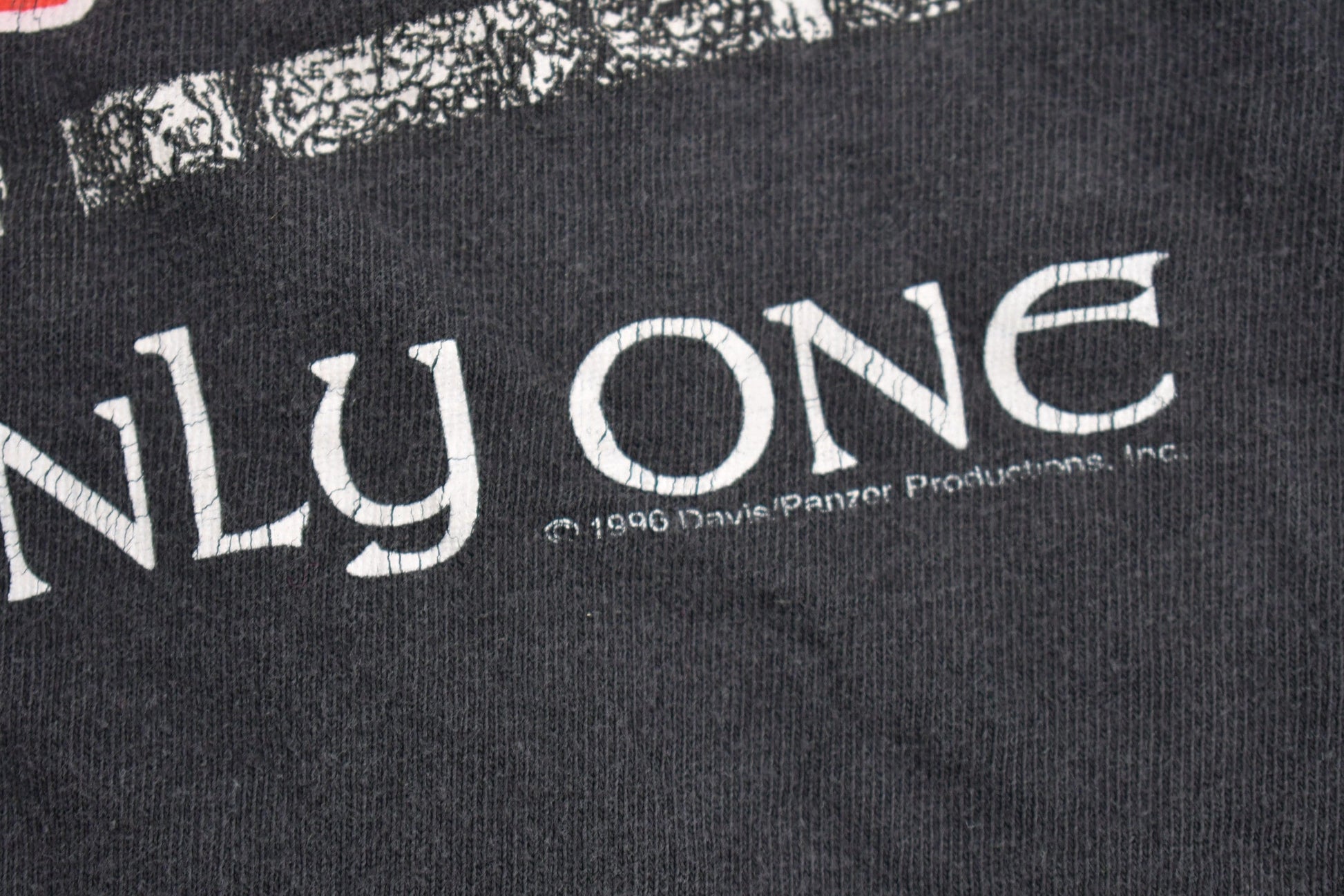 Vintage 1996 Highlander Movie Promo Graphic T-shirt