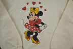 Vintage 1990s Minnie Mouse Embroidered Disney Crewneck