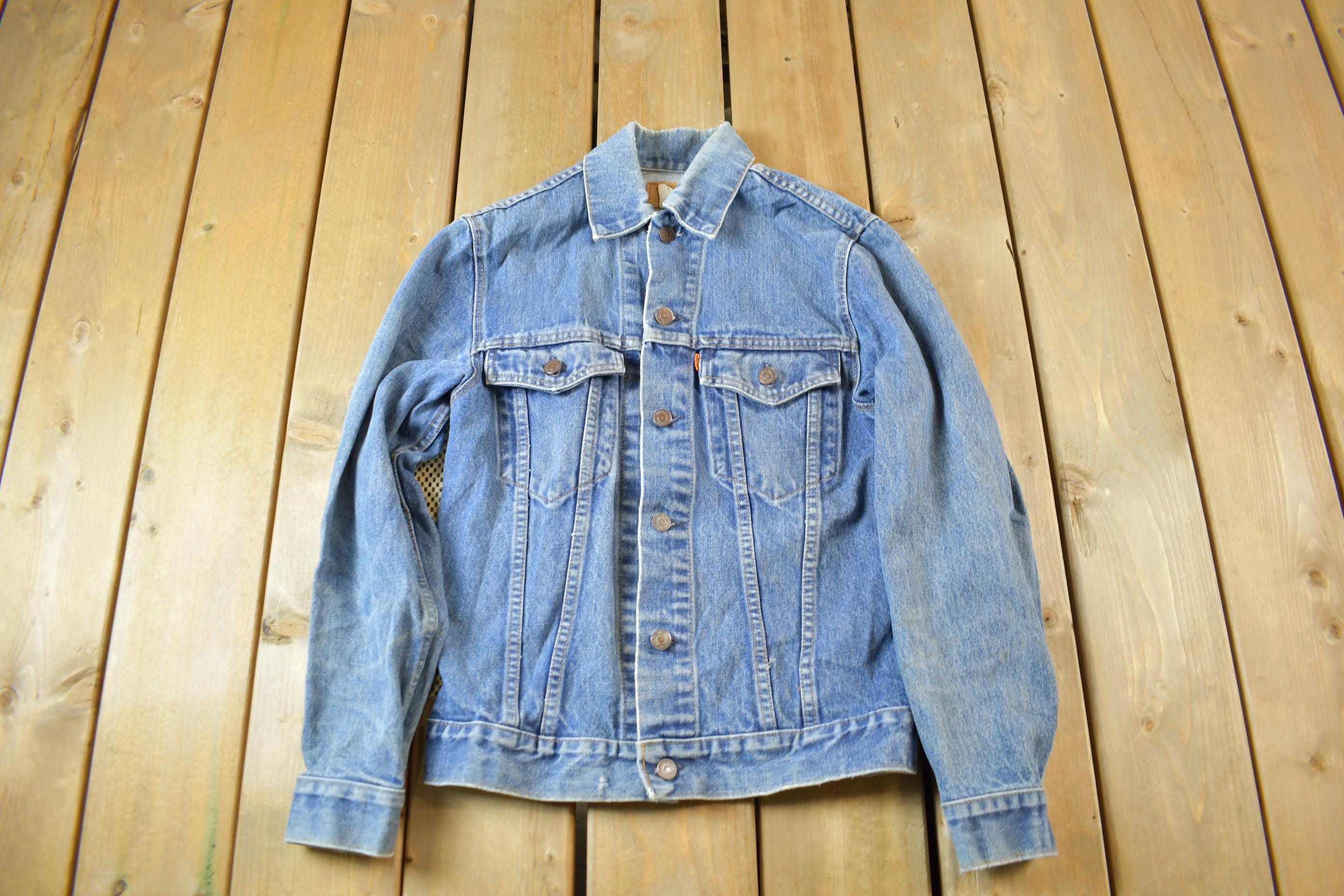 Vintage 1970s Levi's Orange Tab Jean Jacket / Vintage Denim / Streetwear / True Vintage / Levi's denim Jacket / Made In Canada / Size 34