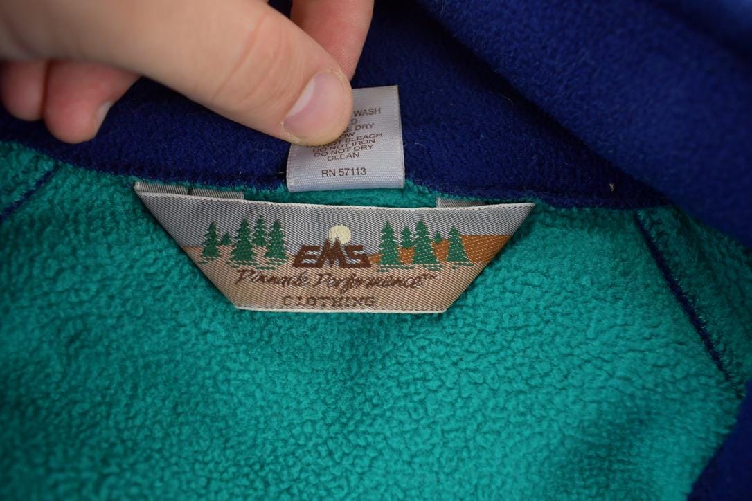 Vintage 1990s EMS Pinnacle Performance Clothing Womens Fleece Sweater