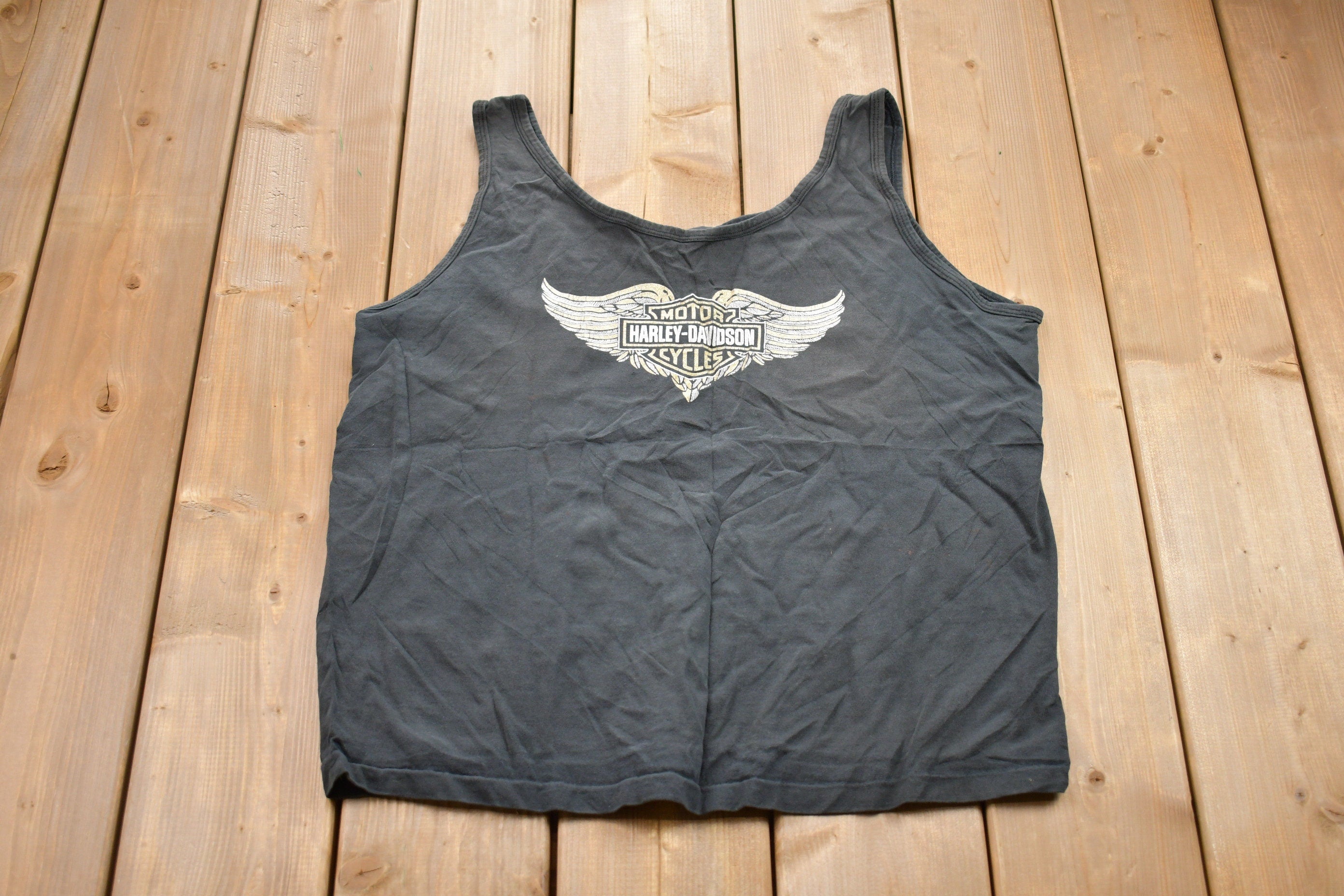 Vintage 1990s Harley Davidson Graphic Tank Top