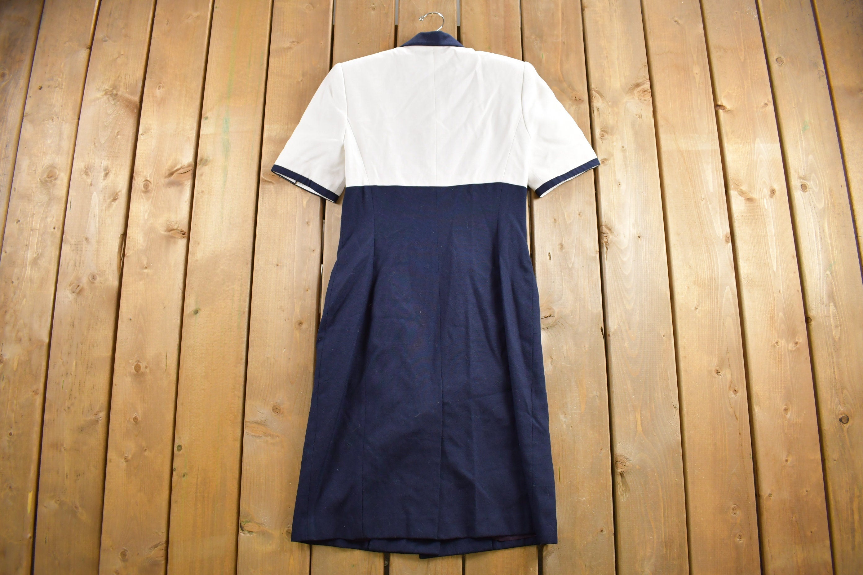 Vintage 1980s Kasper For ASL Sailor Dress