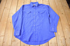 Vintage 1990s Ely Cattleman Western Style Pearl Snap Button Up Shirt