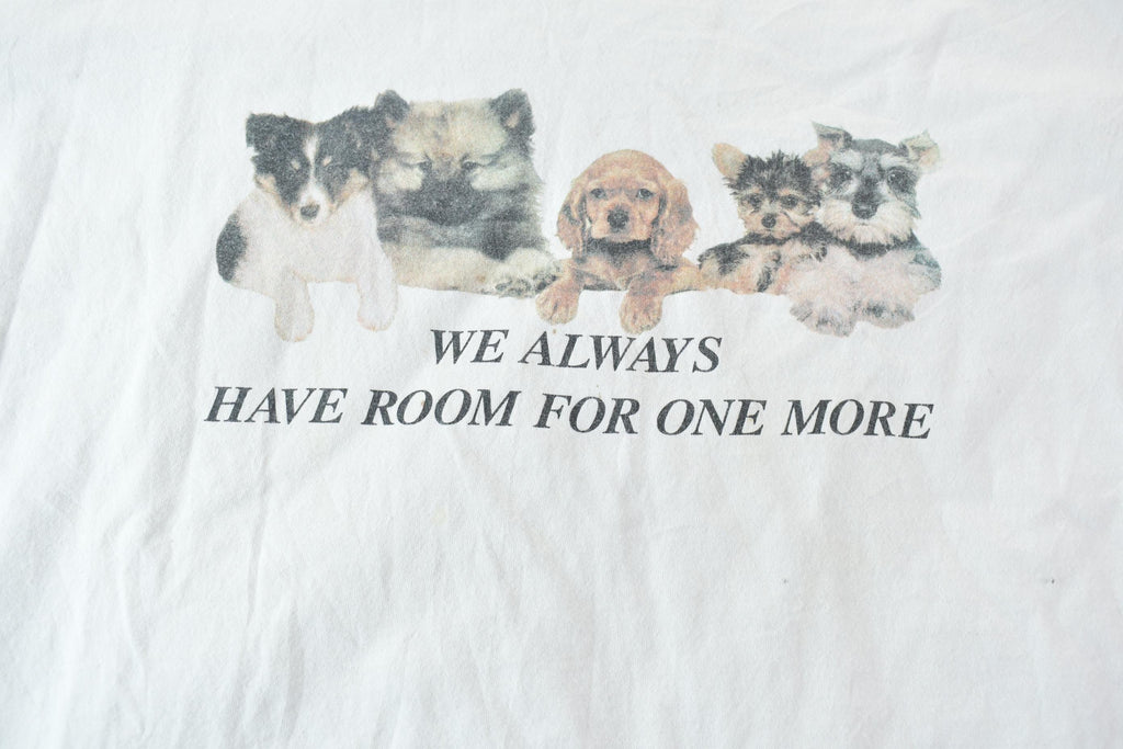 Vintage 1990s Cute Single Stitch Puppy Graphic T-Shirt