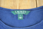 Vintage 1990s Lauren Ralph Lauren Long Sleeve Boating Souvenir T-Shirt Women's S