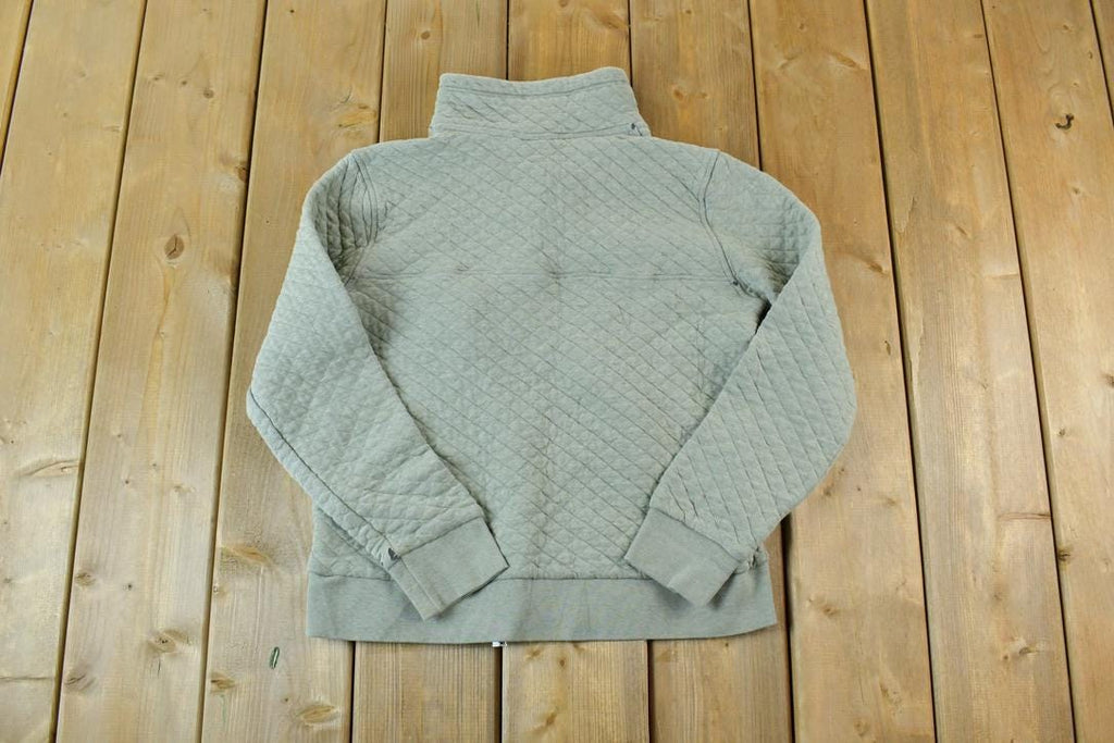 Vintage 1990s Patagonia Quilted Quarter Button Crewneck Sweatshirt