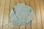 Vintage 1990s Patagonia Quilted Quarter Button Crewneck Sweatshirt