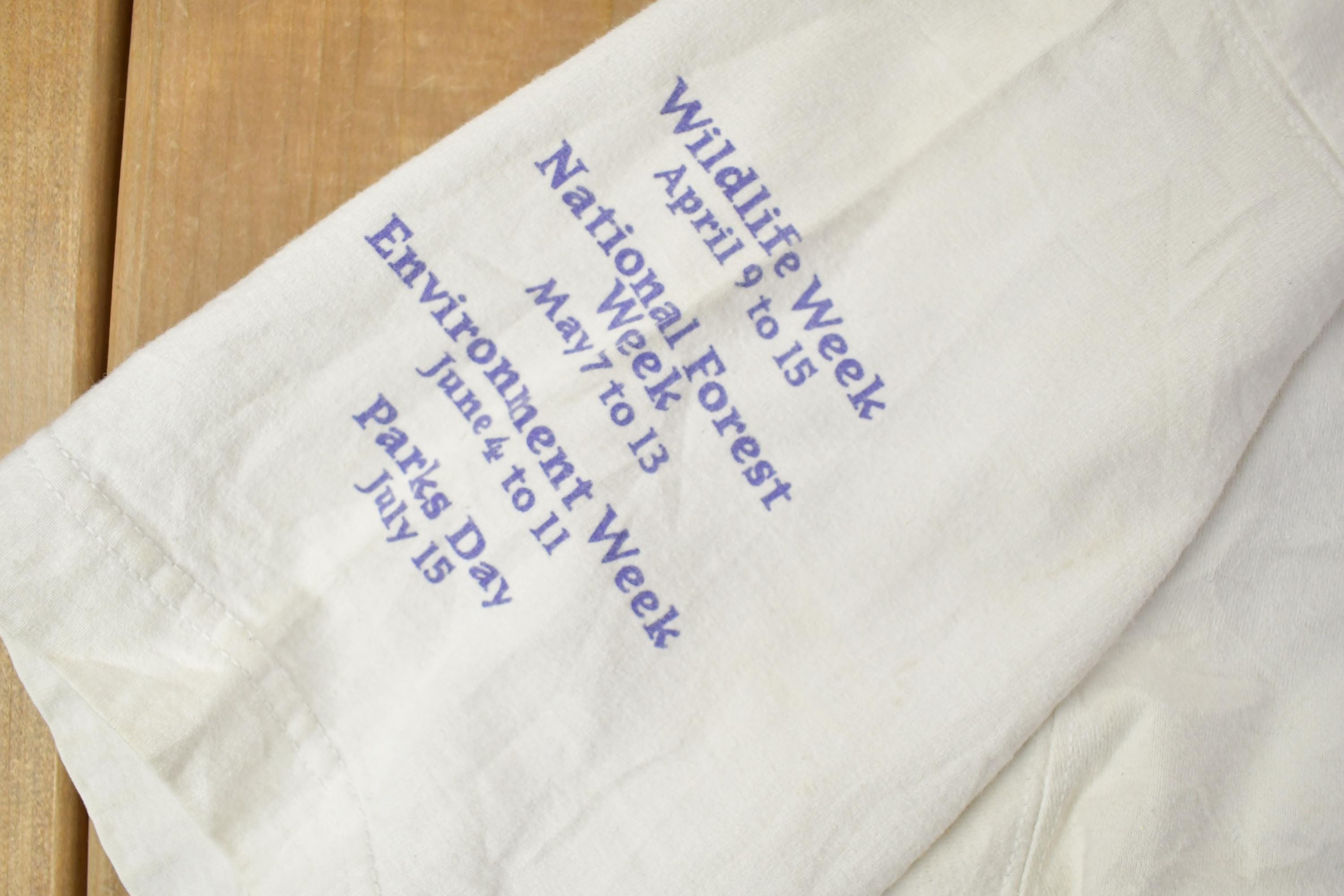 Vintage 1990s Alberta Environmental Souvenir T-Shirt