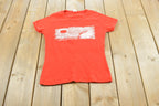True Vintage 1970s Laguna Beach Sailboat Fun-Tees Souvenir Baby Tee T-Shirt Women's S