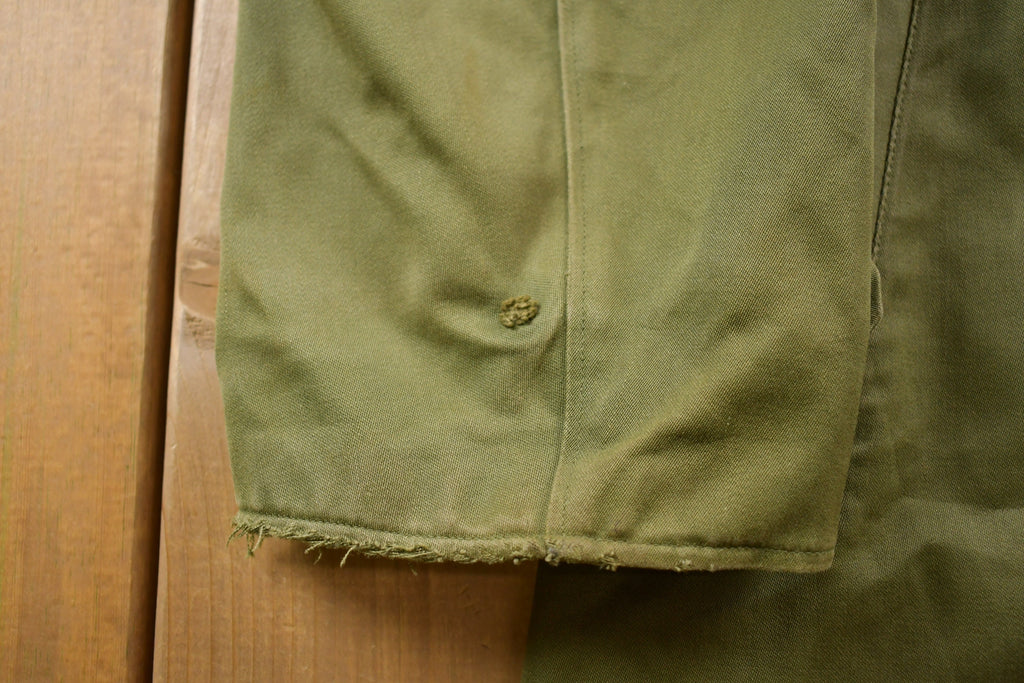 Vintage 1953 OG 107 Military Overcoat Army Trench Coat