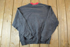 Vintage 1990s Cardinal Double Collar Embroidered Crewneck