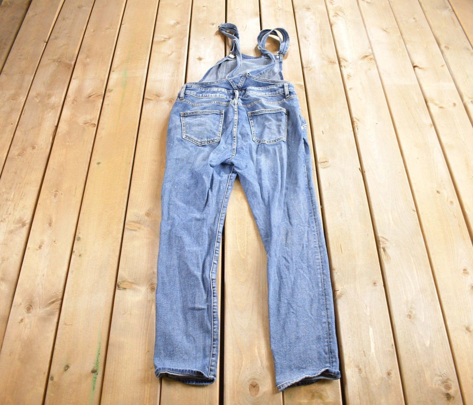 Vintage 1990s Silver Jeans Denim Overalls Size 26