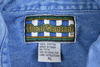 Vintage 1990s Dual Control Blank Denim Button Up Shirt