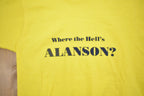 Vintage 1980s Where The Hell's Alanson Graphic T Shirt