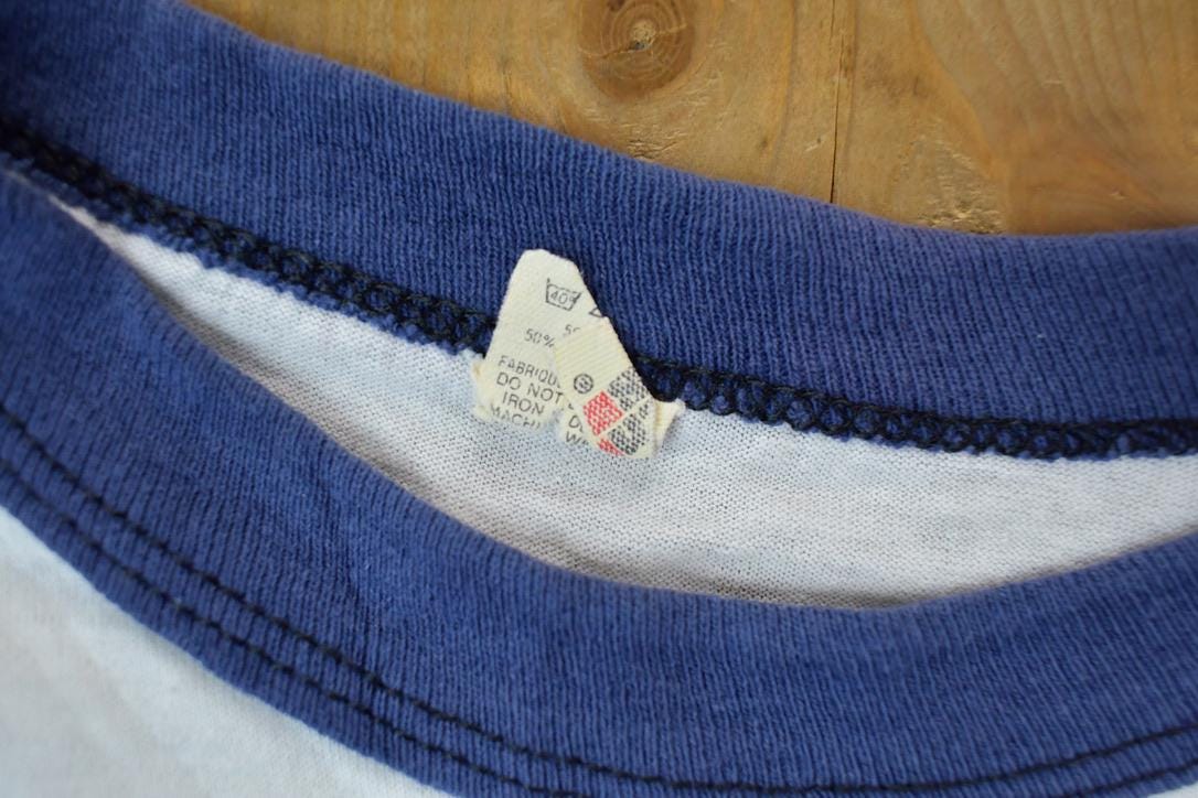 Vintage 1980s Navy Big N Graphic T-Shirt